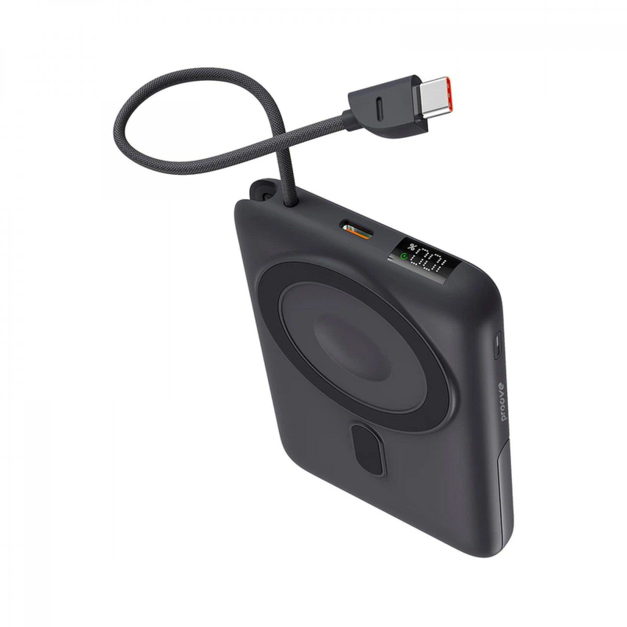 Портативная батарея Proove Moon Rock 2 in 1 22.5W 10000mAh (gray)